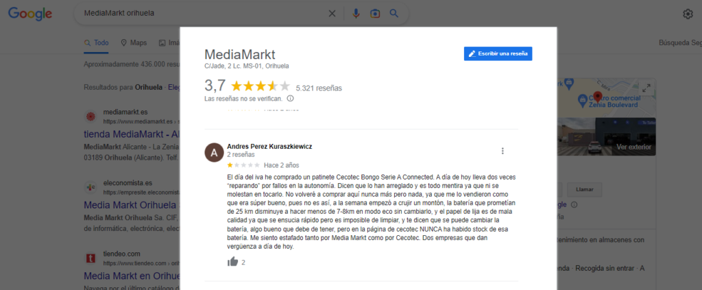 Patinete Cecotec Bongo Serie A | MediaMarkt Orihuela