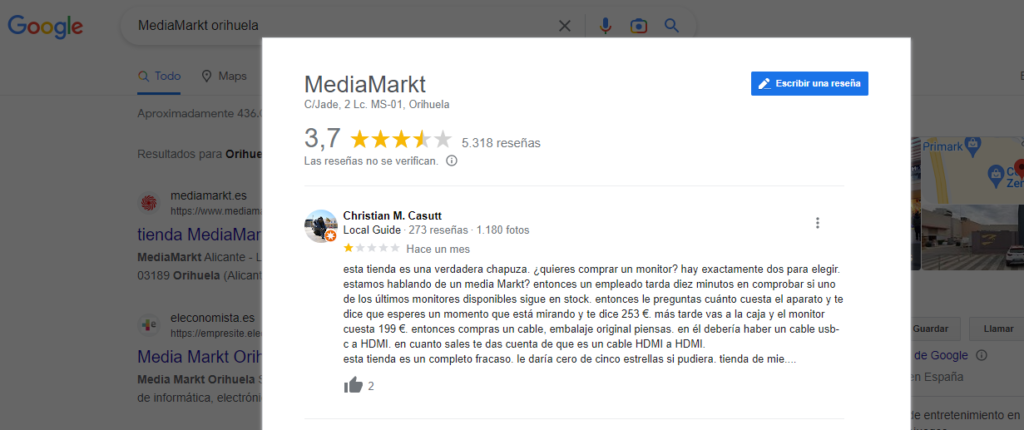 Monitores en stock | MediaMarkt Orihuela